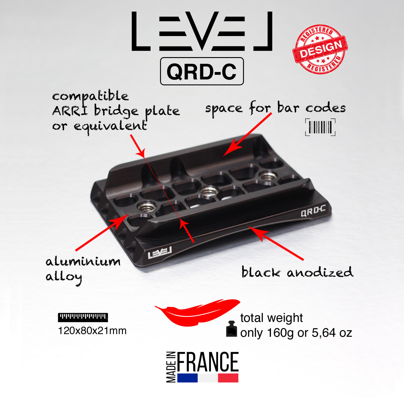 Platine rapide Level QRD-C