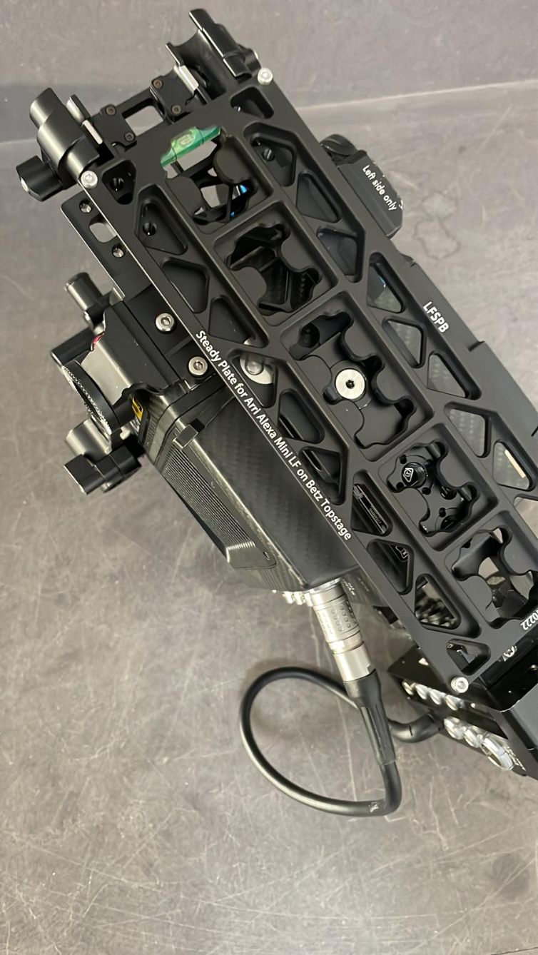 Plaque Steadycam LFSPB (Arri Alexa Mini LF sur topstage Betz)