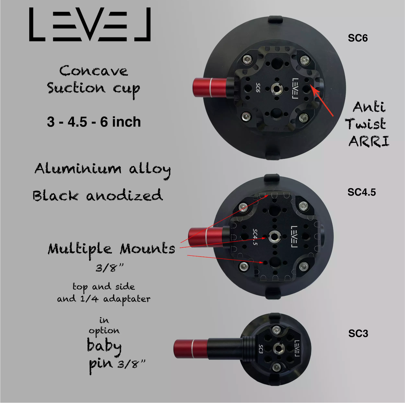 Ventouse 3" SC3