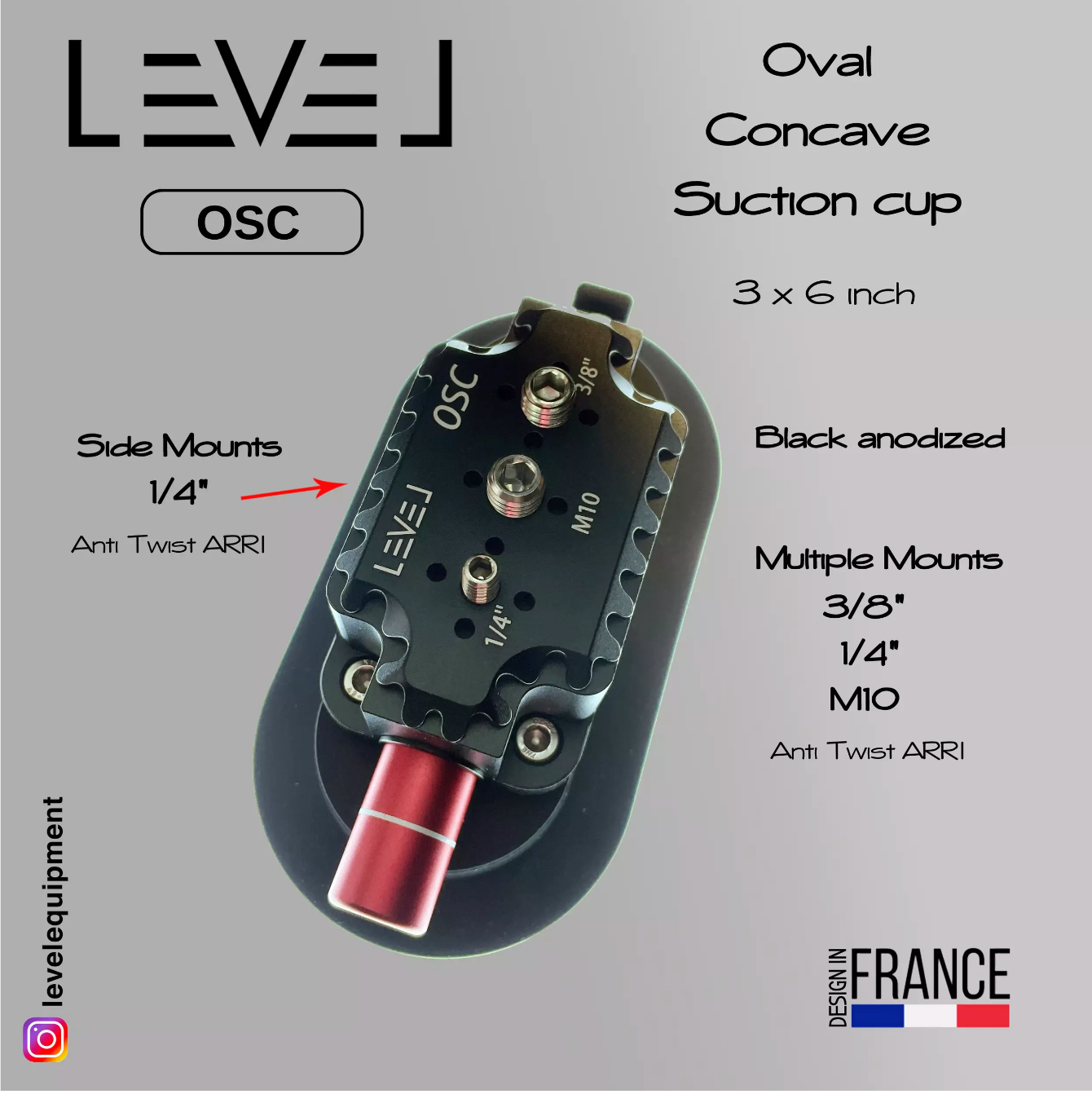 Ventouse ovale Level OSC